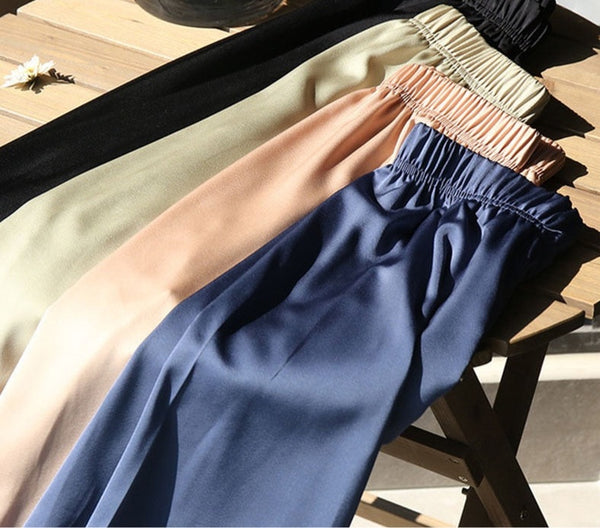 Satin Harem Pants