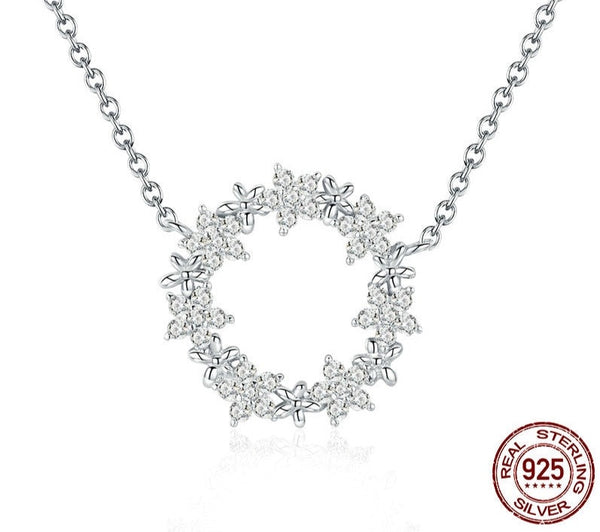 Shining Stackable Star Round Shape Pendant Necklaces